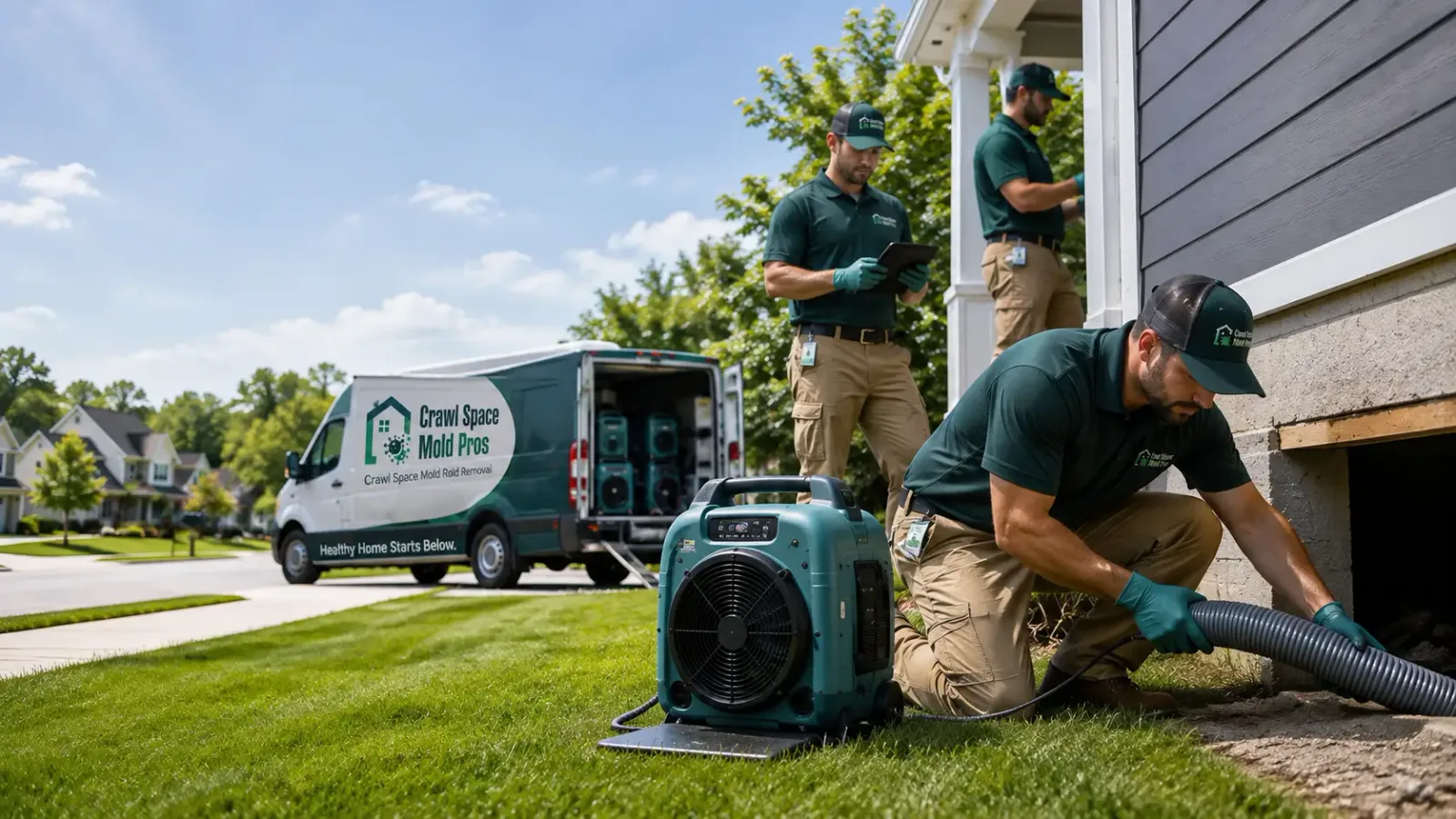 Crawl Space Mold Removal in Forestville, MI